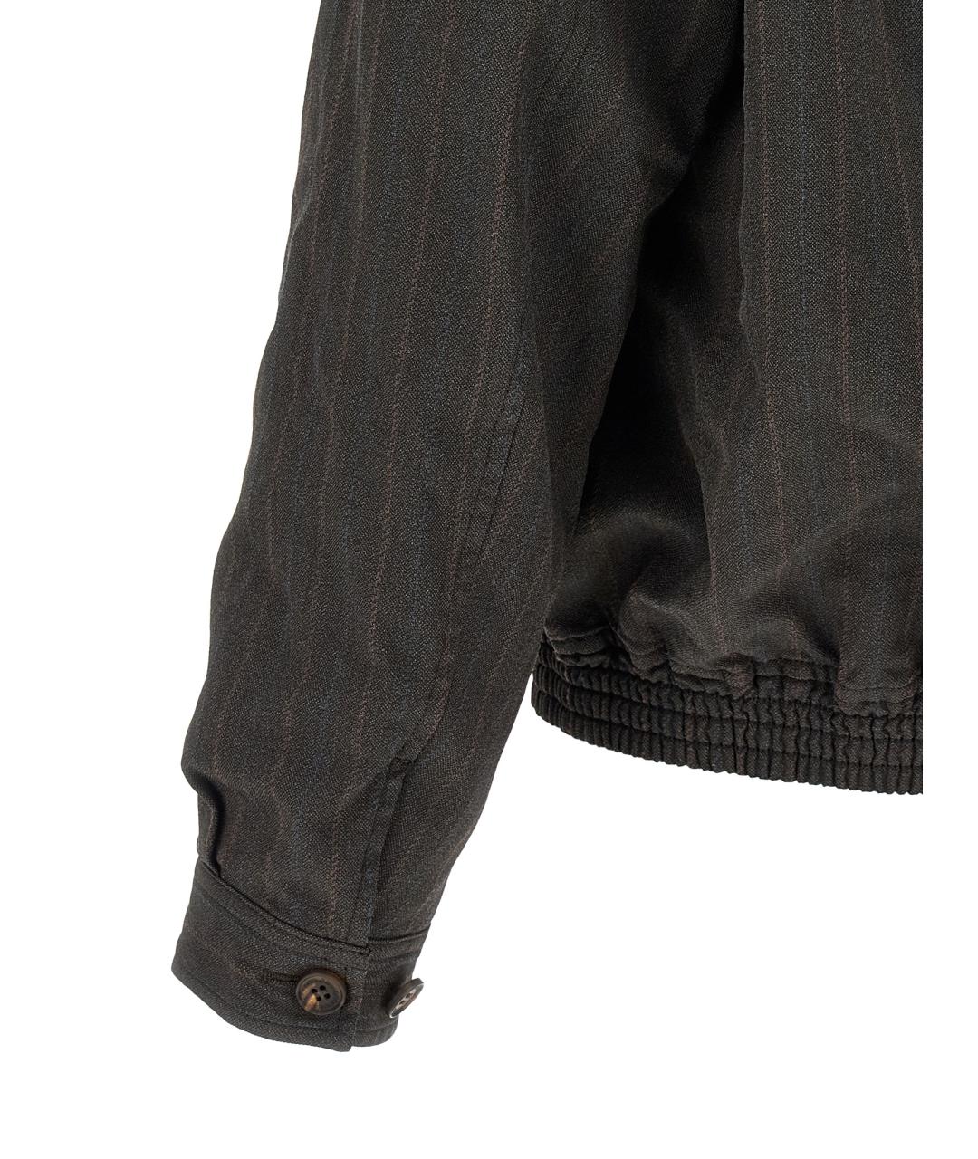 COMME DES GARÇONS HOMME PLUS Коричневая полиэстеровая куртка, фото 4