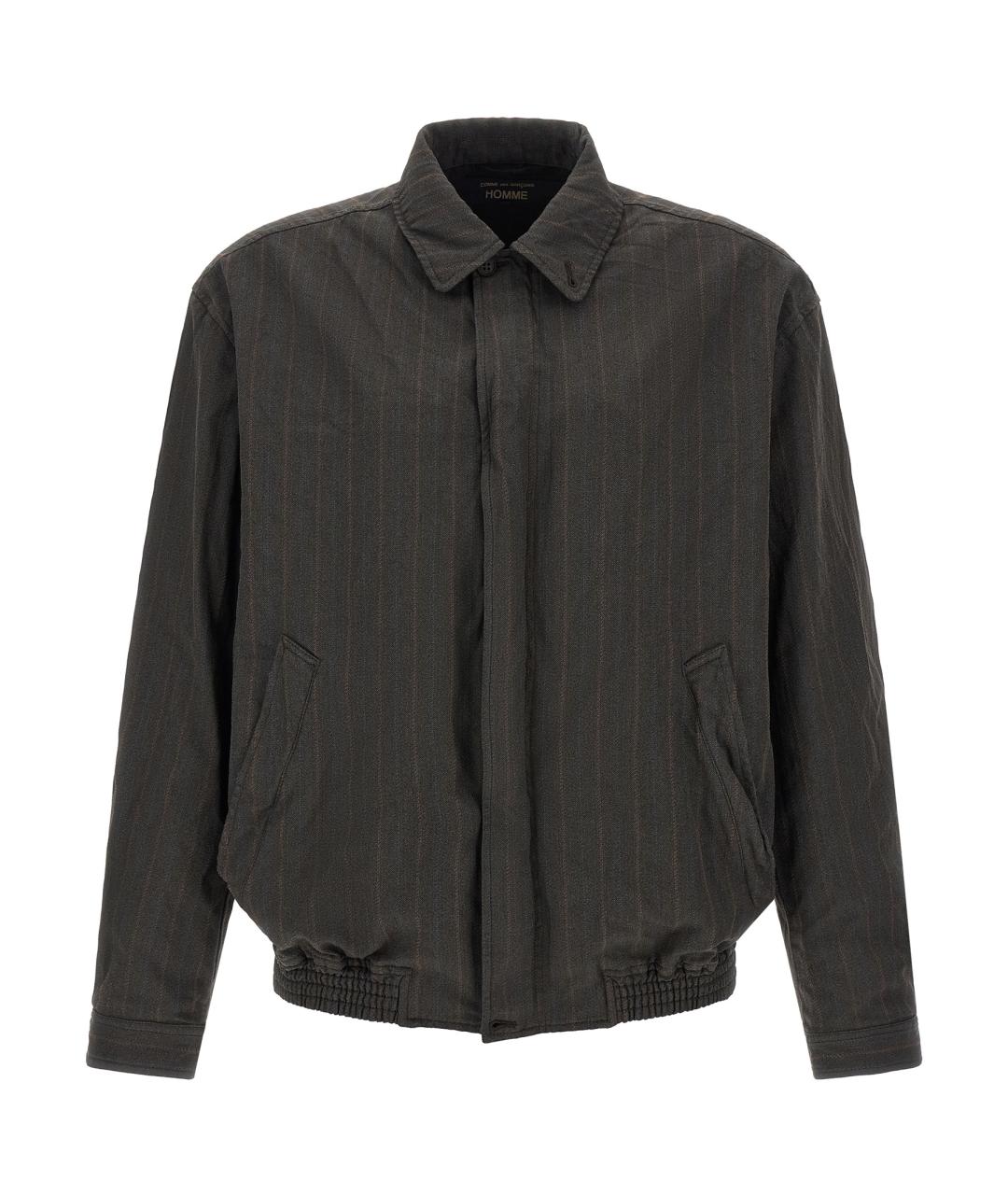 COMME DES GARÇONS HOMME PLUS Коричневая полиэстеровая куртка, фото 1