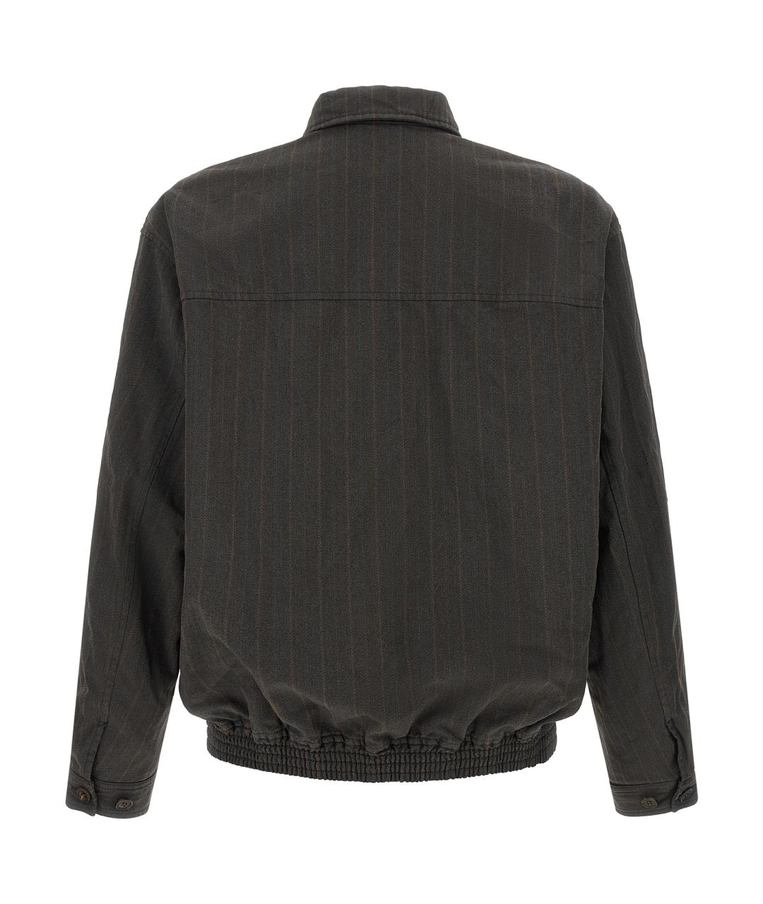 COMME DES GARÇONS HOMME PLUS Коричневая полиэстеровая куртка, фото 2