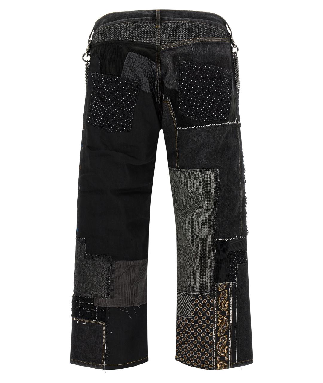 JUNYA WATANABE Синие хлопковые прямые джинсы, фото 2