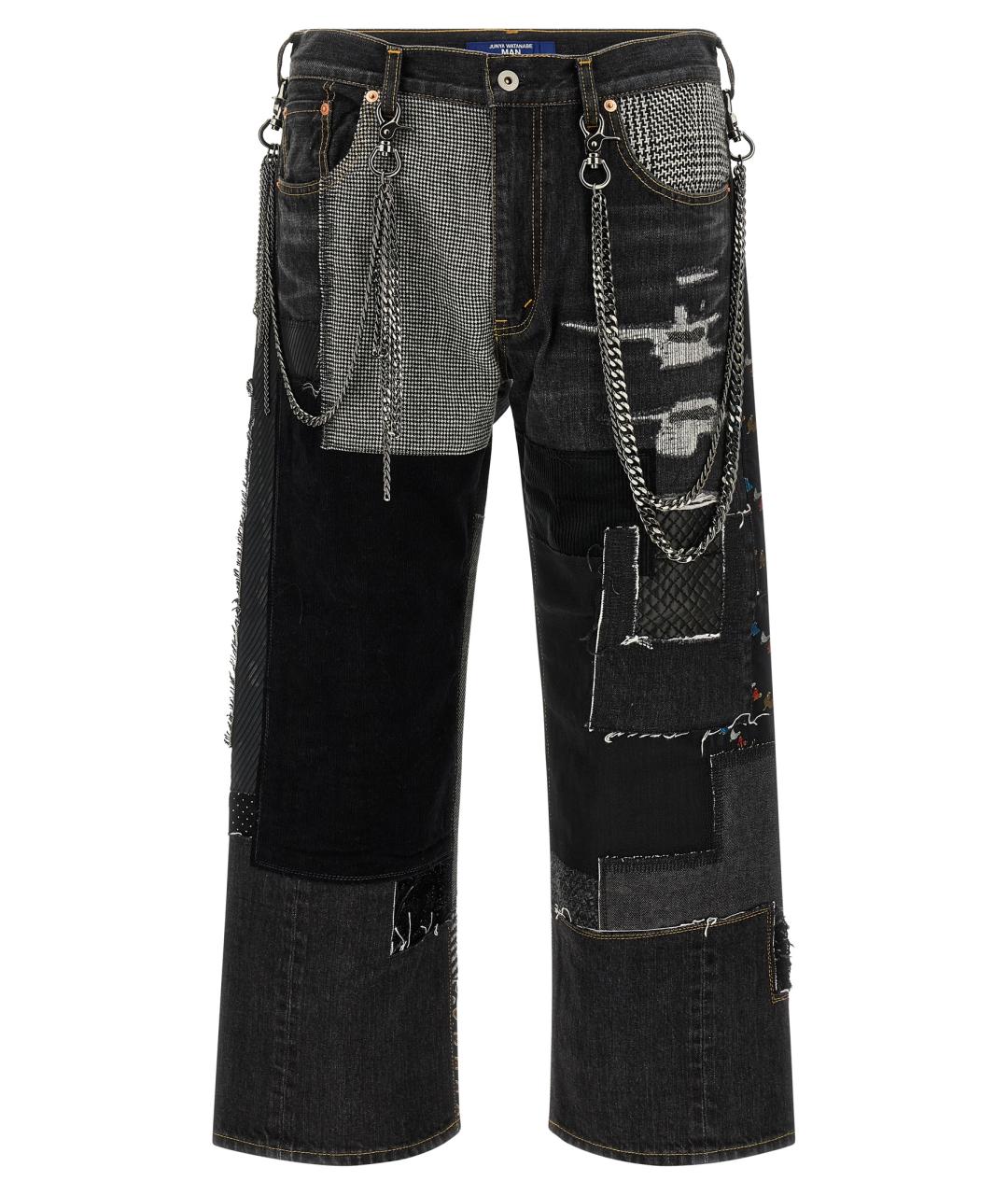JUNYA WATANABE Синие хлопковые прямые джинсы, фото 1