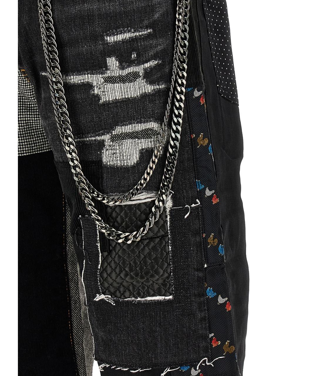 JUNYA WATANABE Синие хлопковые прямые джинсы, фото 5
