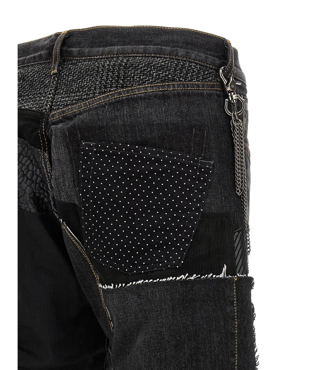 JUNYA WATANABE Синие хлопковые прямые джинсы, фото 4