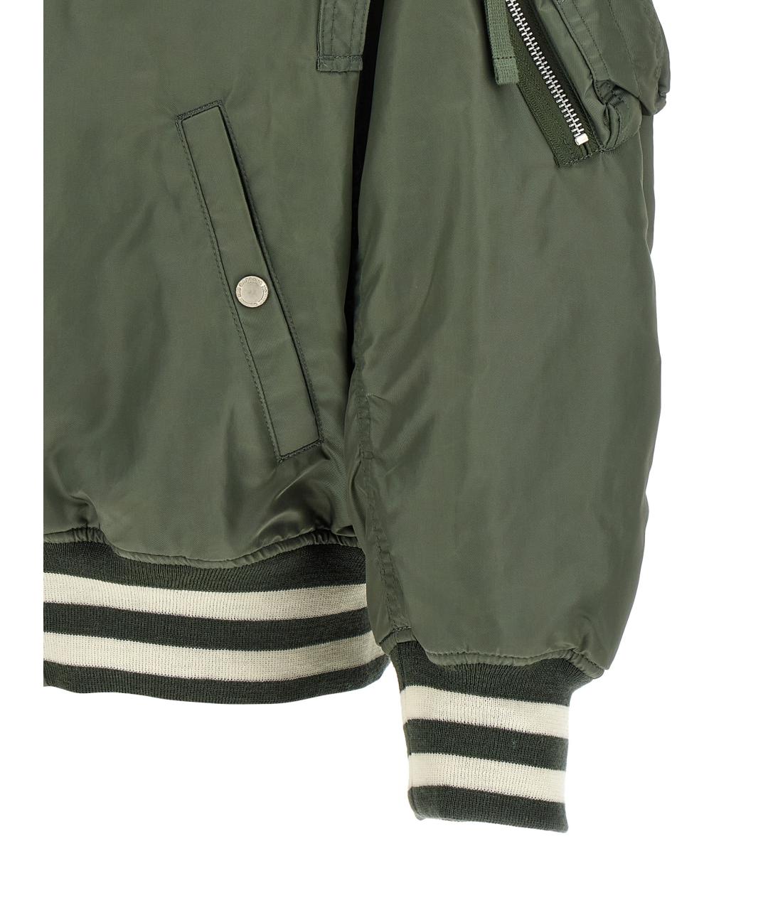 COMME DES GARÇONS HOMME PLUS Зеленая полиамидовая куртка, фото 4