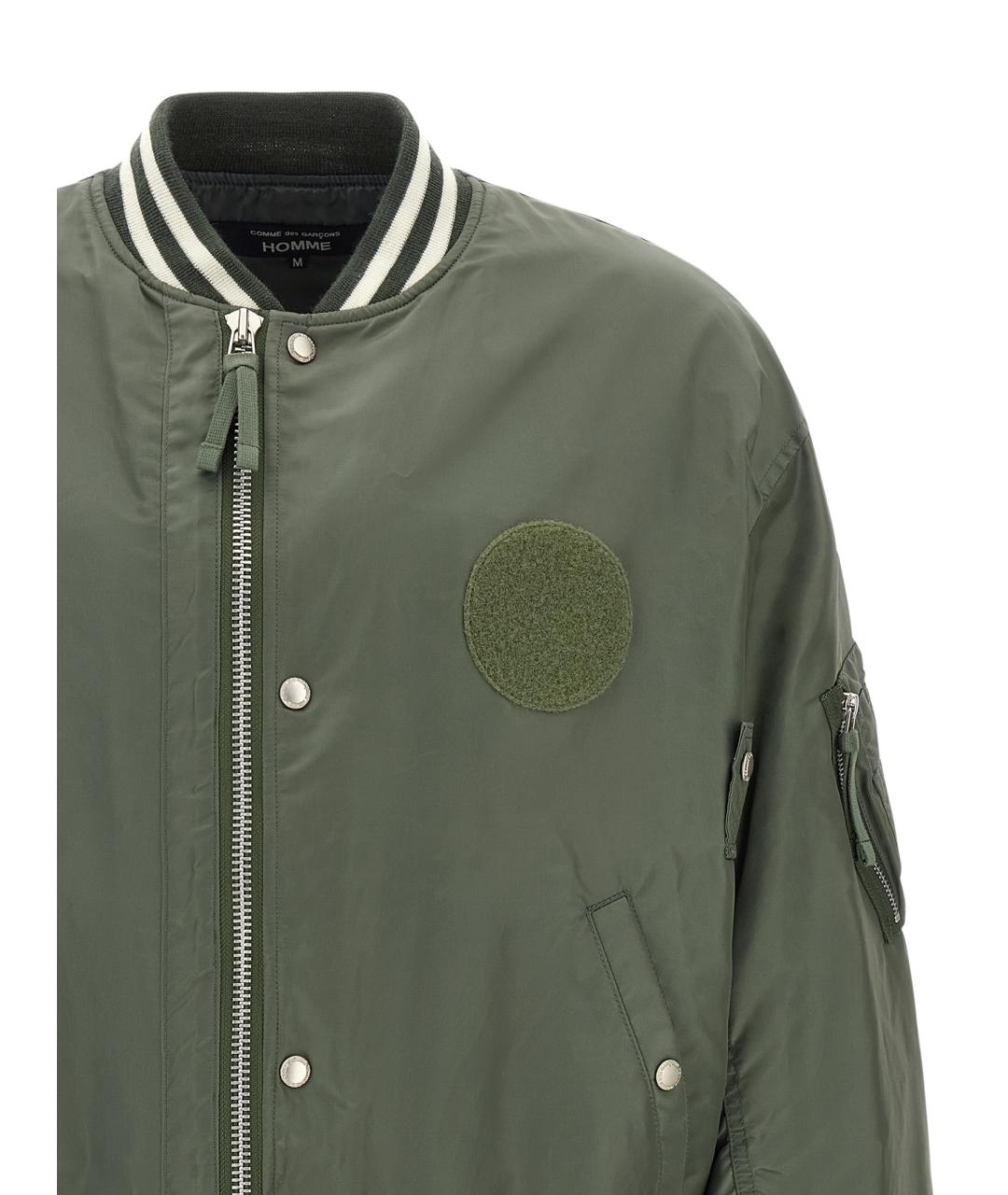 COMME DES GARÇONS HOMME PLUS Зеленая полиамидовая куртка, фото 3