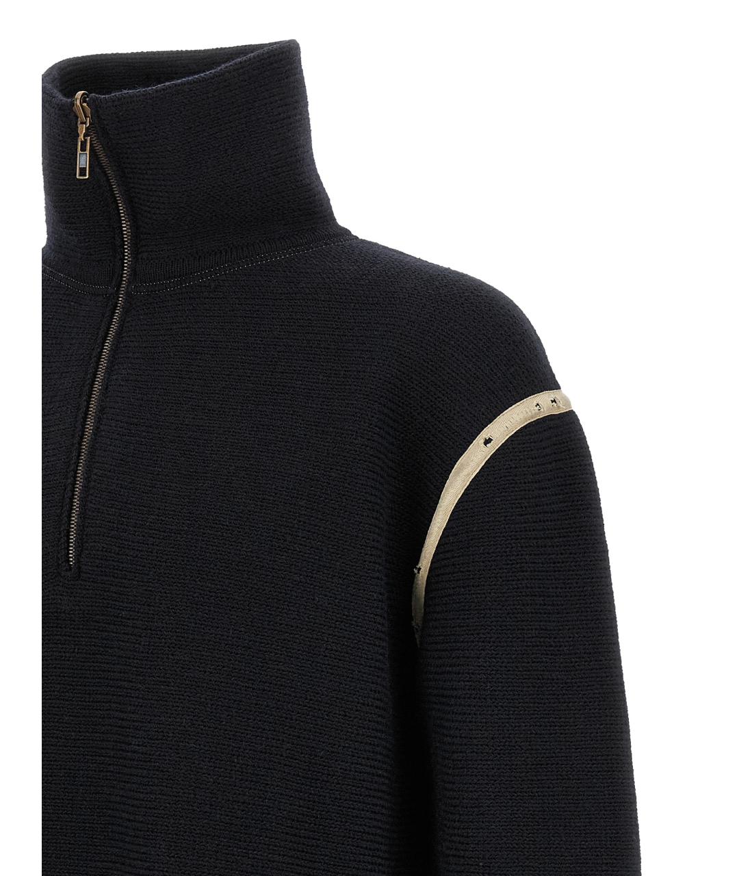 MAISON MARGIELA Синий шерстяной джемпер / свитер, фото 5