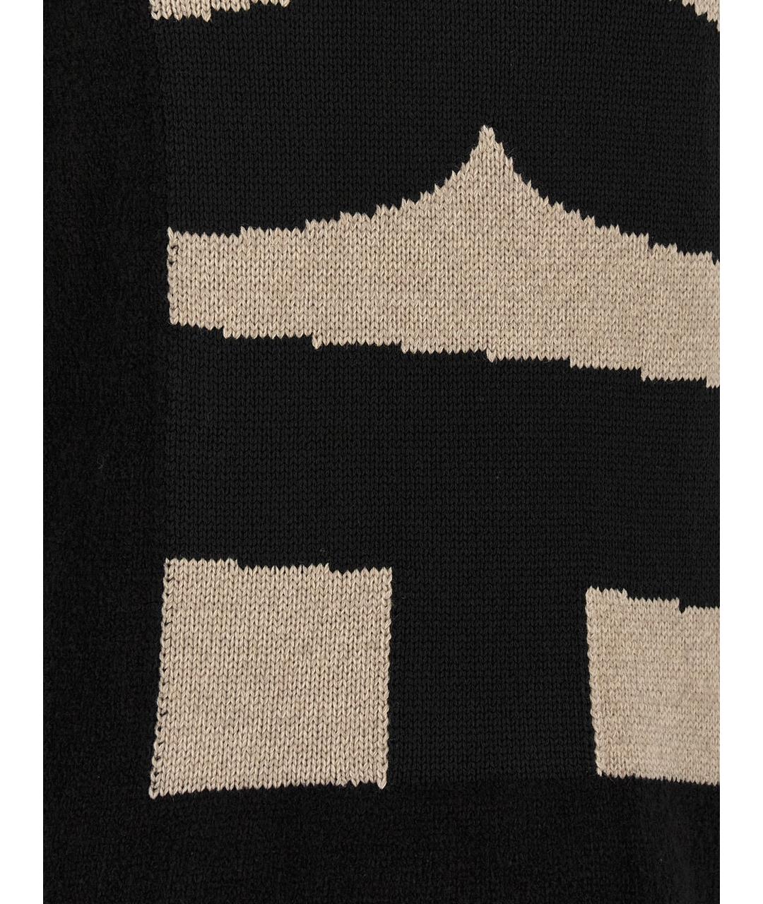COMME DES GARÇONS SHIRT Черный полиэстеровый джемпер / свитер, фото 4