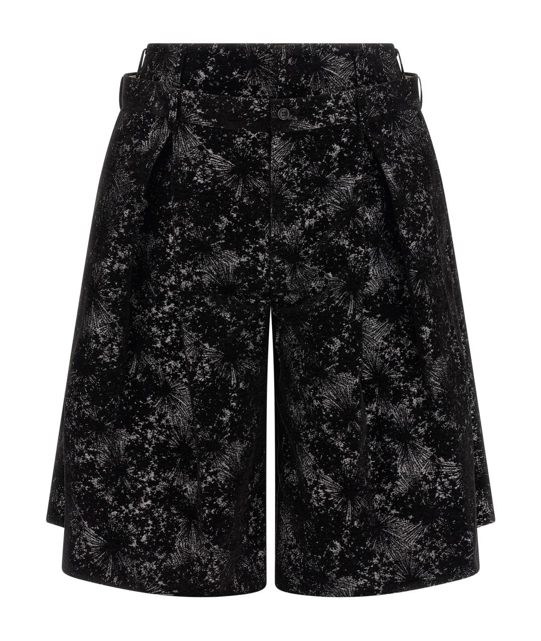 COMME DES GARÇONS HOMME PLUS Черные полиэстеровые шорты, фото 1