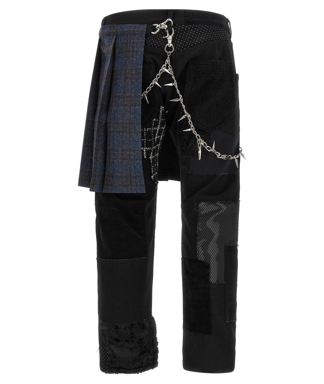 JUNYA WATANABE Черные хлопковые прямые джинсы, фото 3