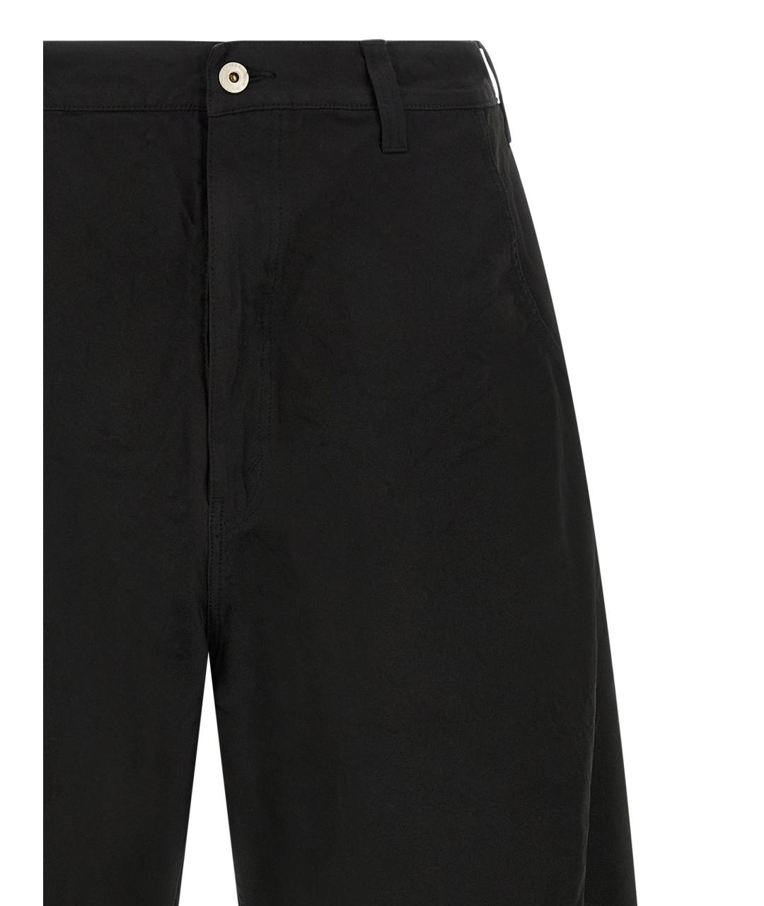 COMME DES GARÇONS HOMME PLUS Черные полиэстеровые повседневные брюки, фото 3