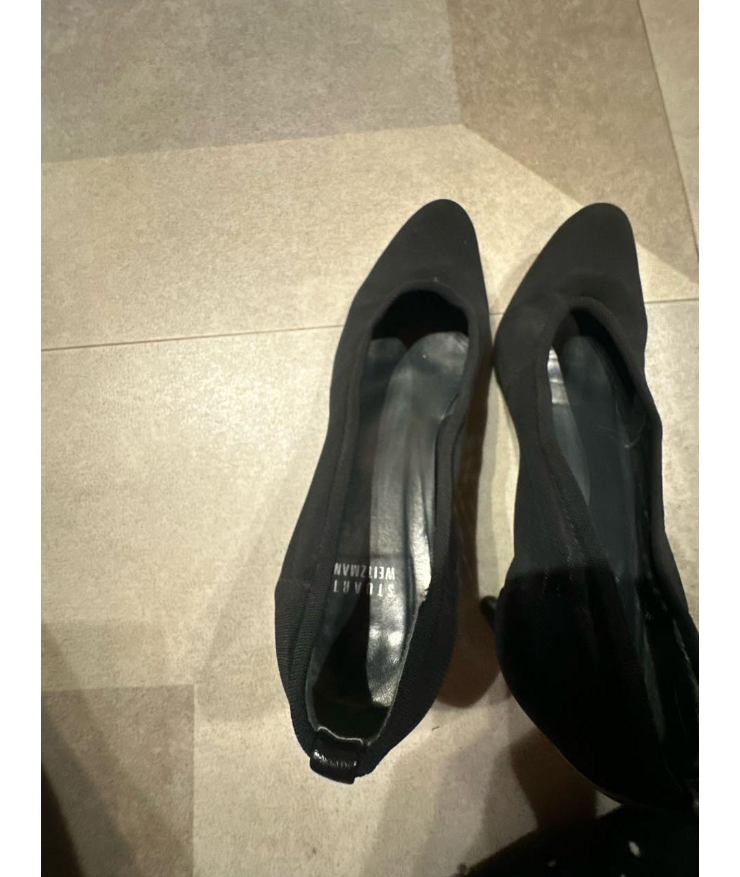 STUART WEITZMAN Черные резиновые туфли, фото 5