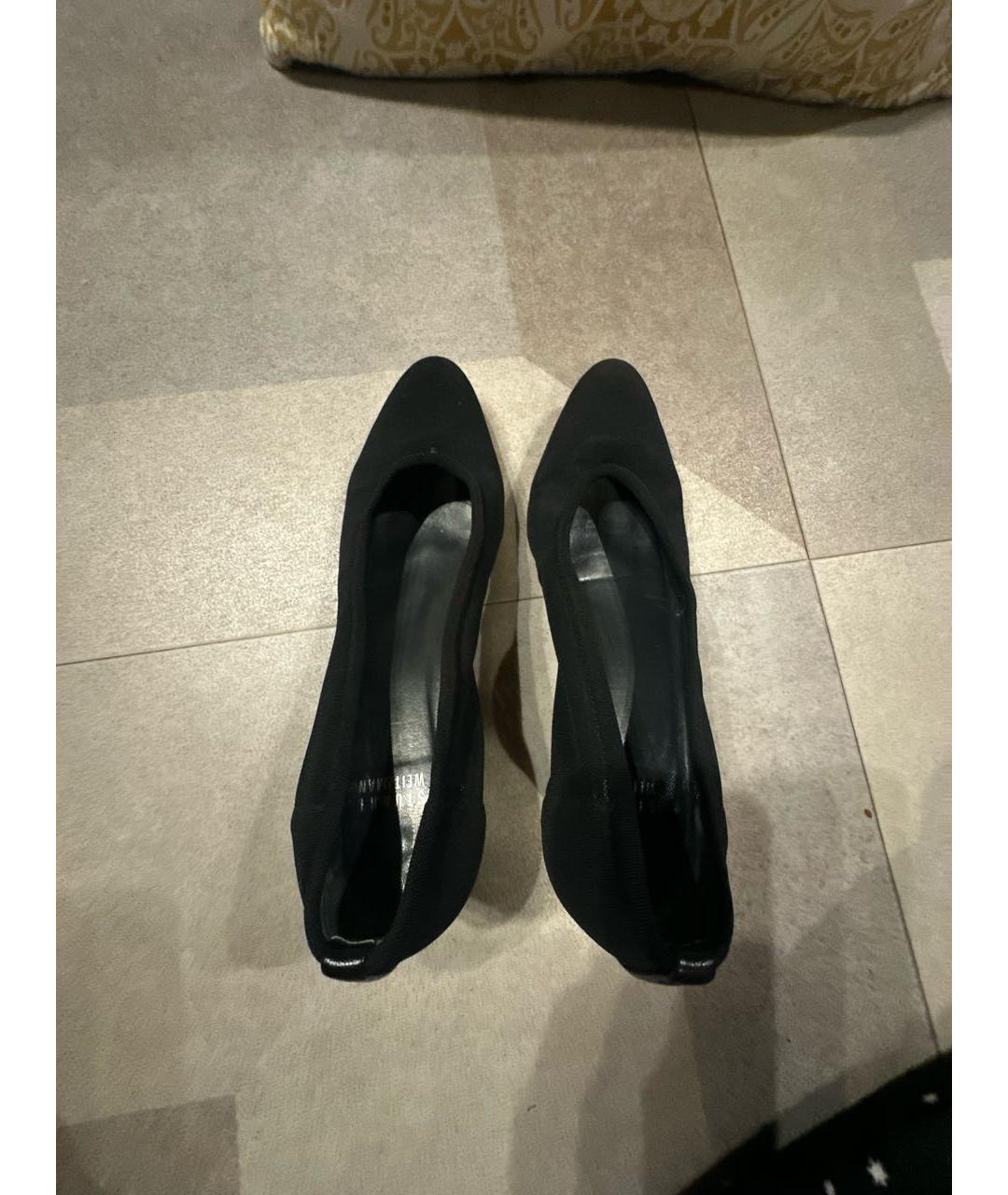 STUART WEITZMAN Черные резиновые туфли, фото 3