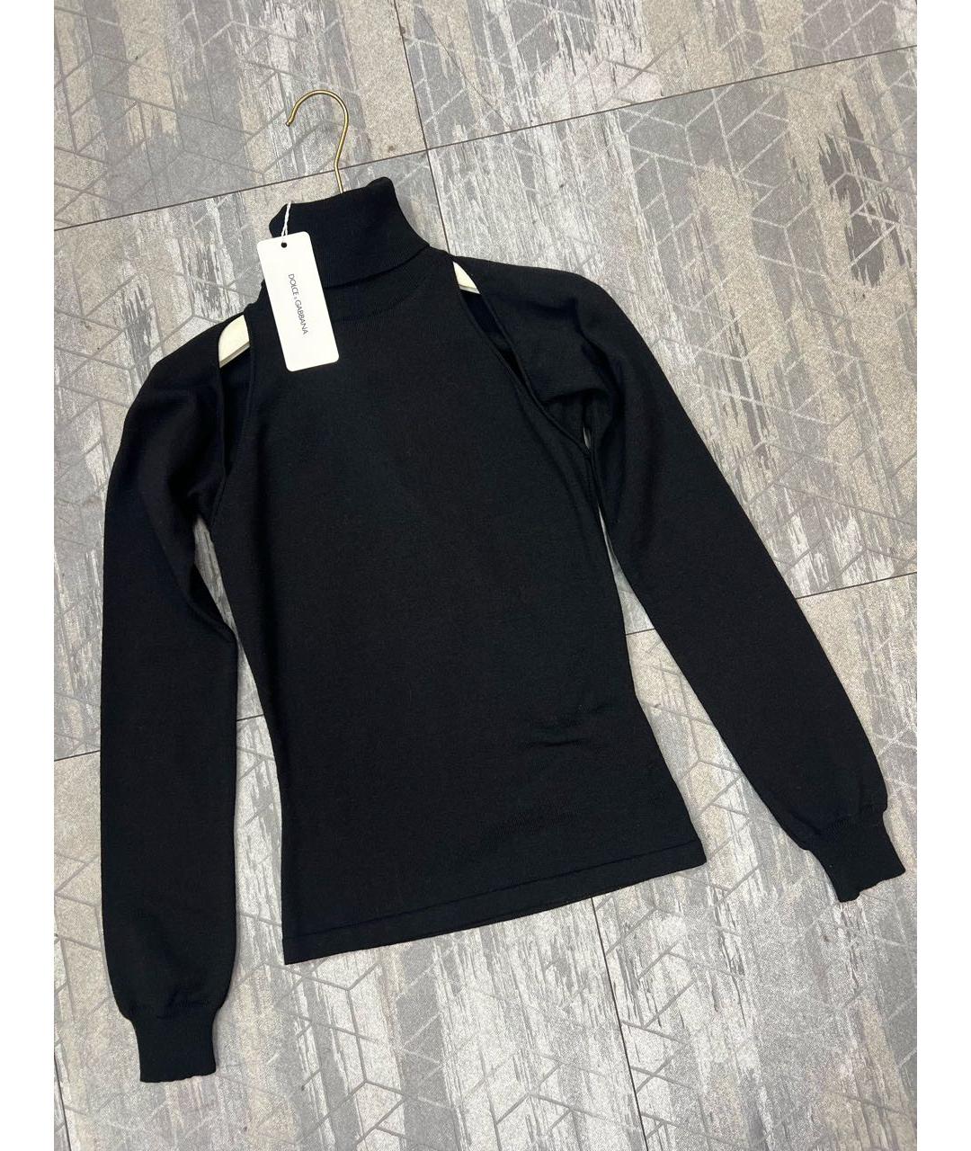 DOLCE&GABBANA Черная шерстяная водолазка, фото 6