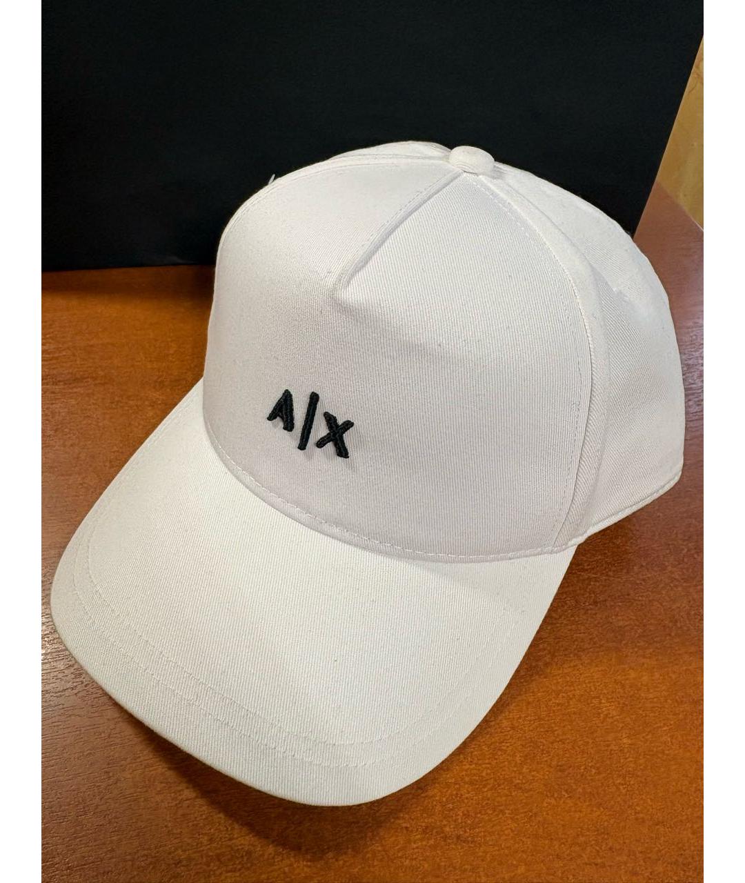 ARMANI EXCHANGE Белая хлопковая кепка/бейсболка, фото 6