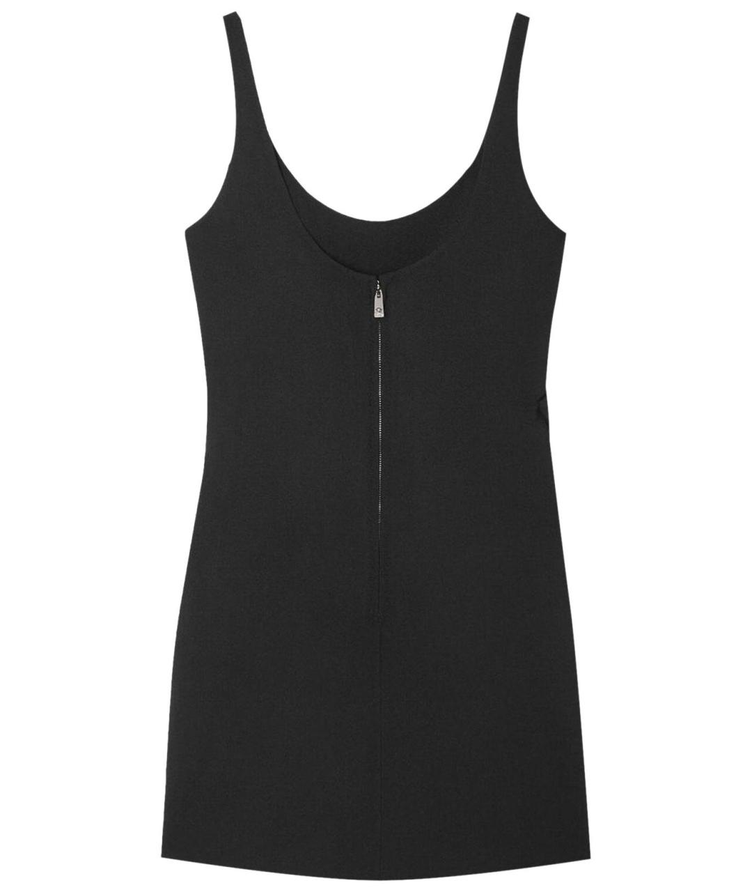 VERSACE Черное полиэстеровое коктейльное платье, фото 4