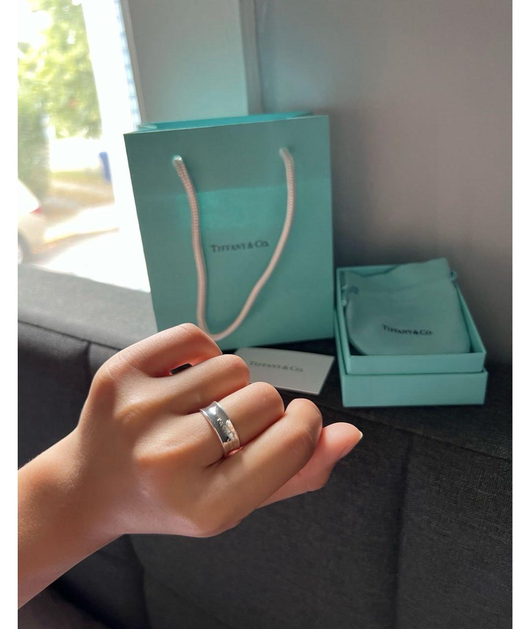 TIFFANY&CO Белое серебряное кольцо, фото 4