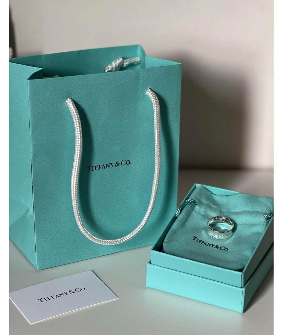 TIFFANY&CO Белое серебряное кольцо, фото 5