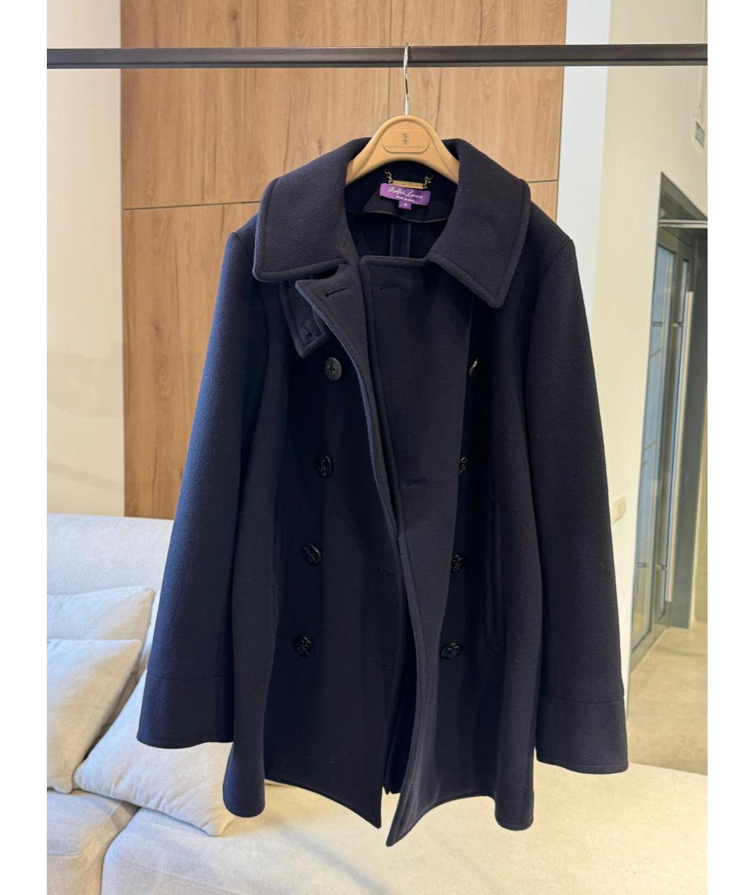RALPH LAUREN Черное пальто, фото 3