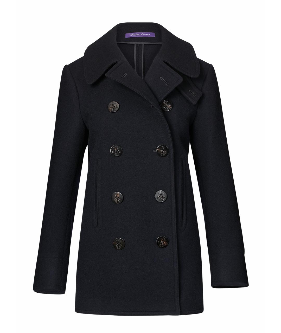 RALPH LAUREN Черное пальто, фото 1