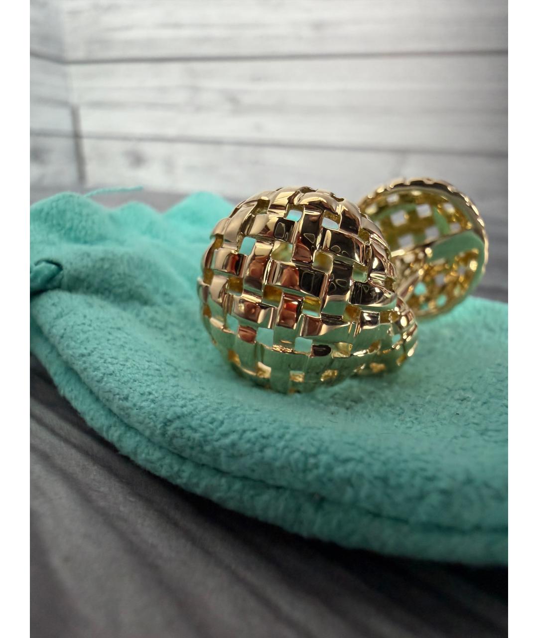 TIFFANY&CO Золотые запонки из желтого золота, фото 5