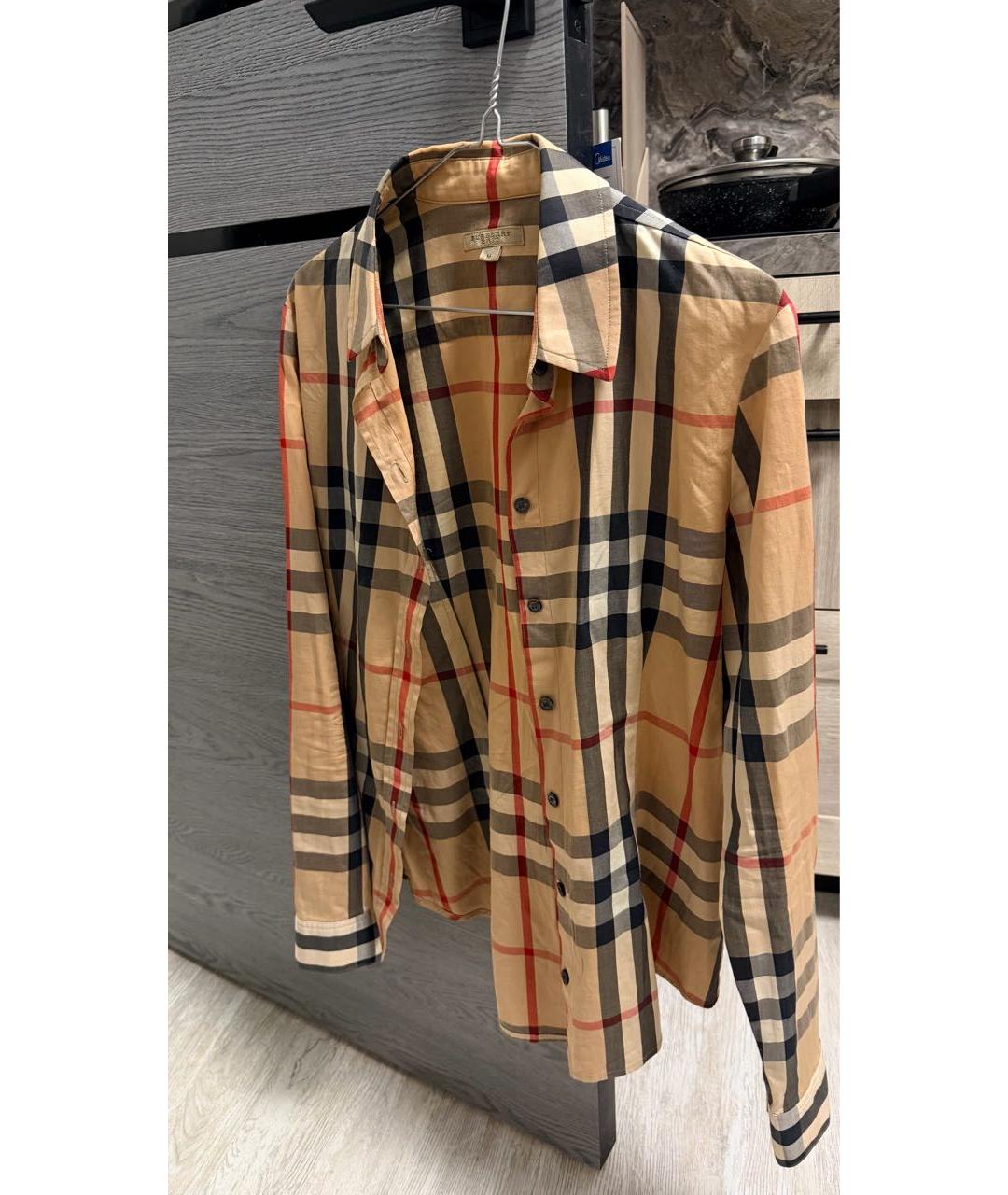 BURBERRY Хлопковая рубашка, фото 5