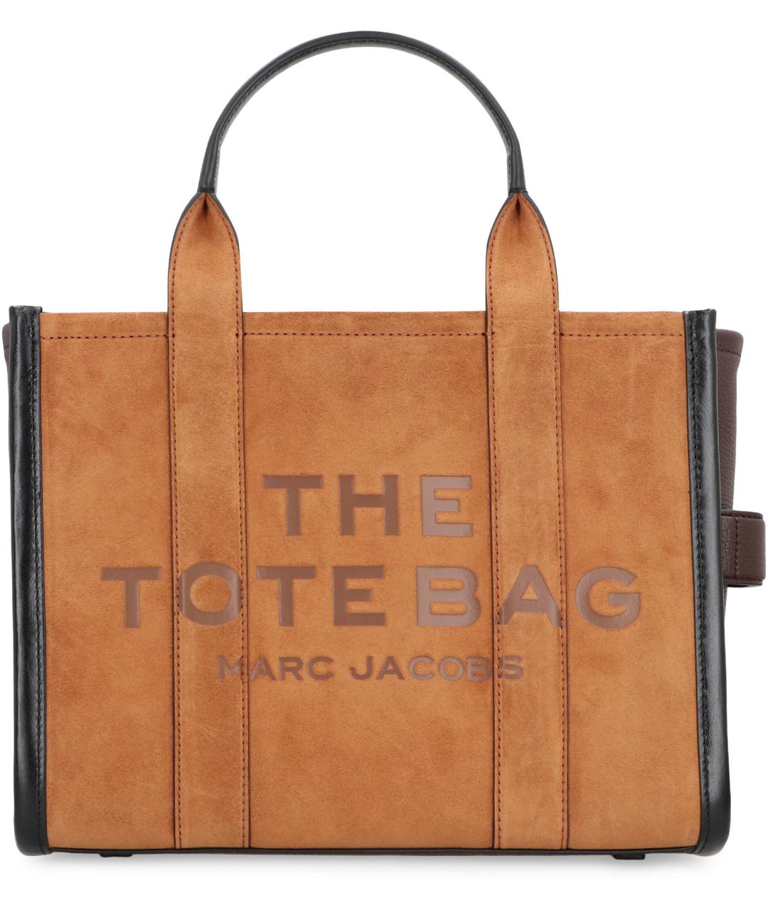 MARC JACOBS Коричневая кожаная сумка тоут, фото 2