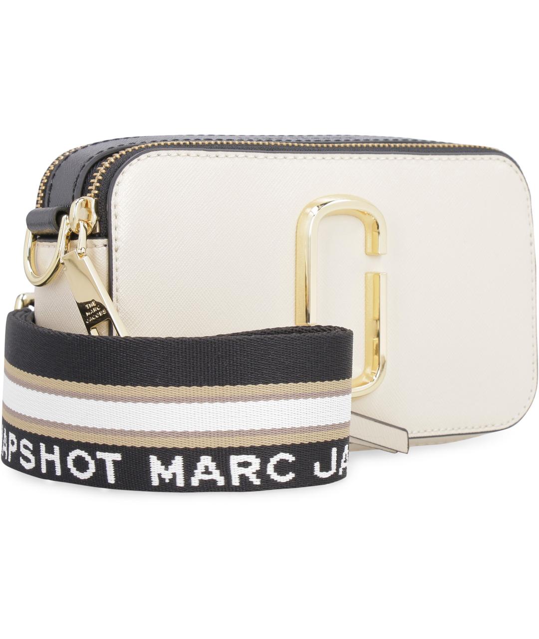 MARC JACOBS Бежевая кожаная сумка через плечо, фото 3