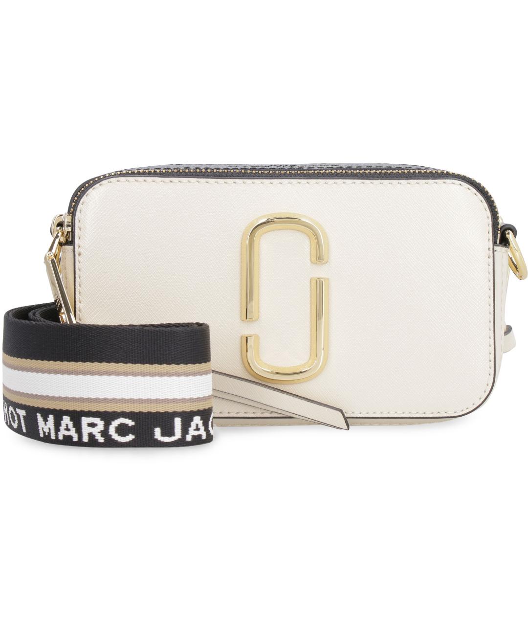 MARC JACOBS Бежевая кожаная сумка через плечо, фото 2