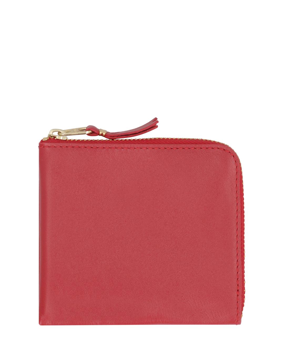 COMME DES GARÇONS WALLET Красный кожаный кошелек, фото 1