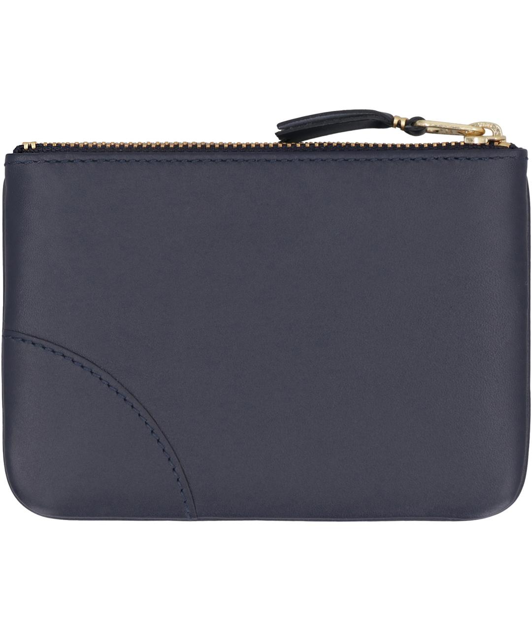 COMME DES GARÇONS WALLET Темно-синий кожаный кошелек, фото 3