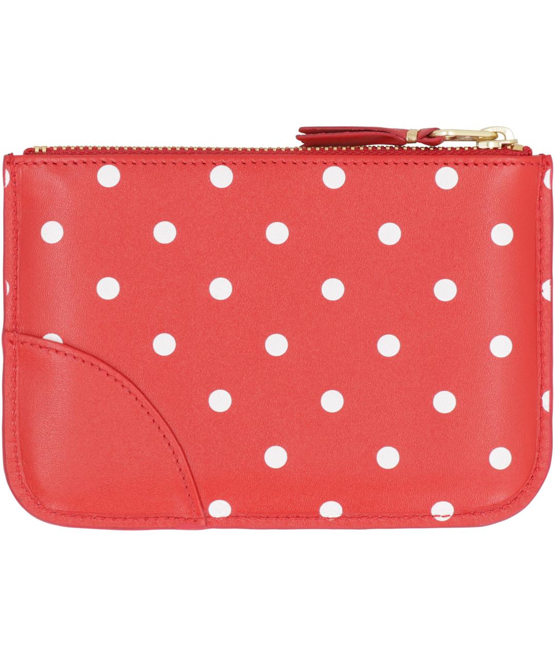 COMME DES GARÇONS WALLET Красный кожаный кошелек, фото 3
