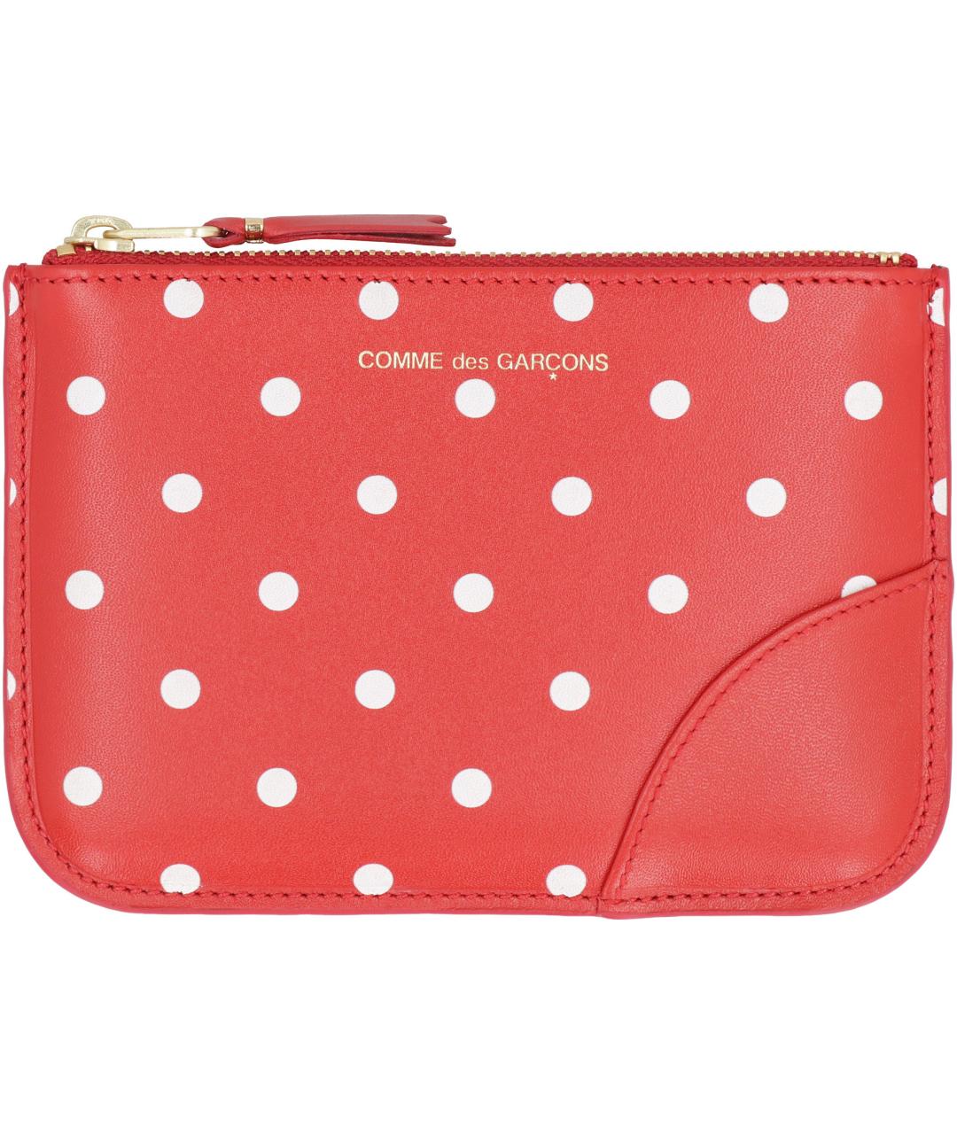 COMME DES GARÇONS WALLET Красный кожаный кошелек, фото 2
