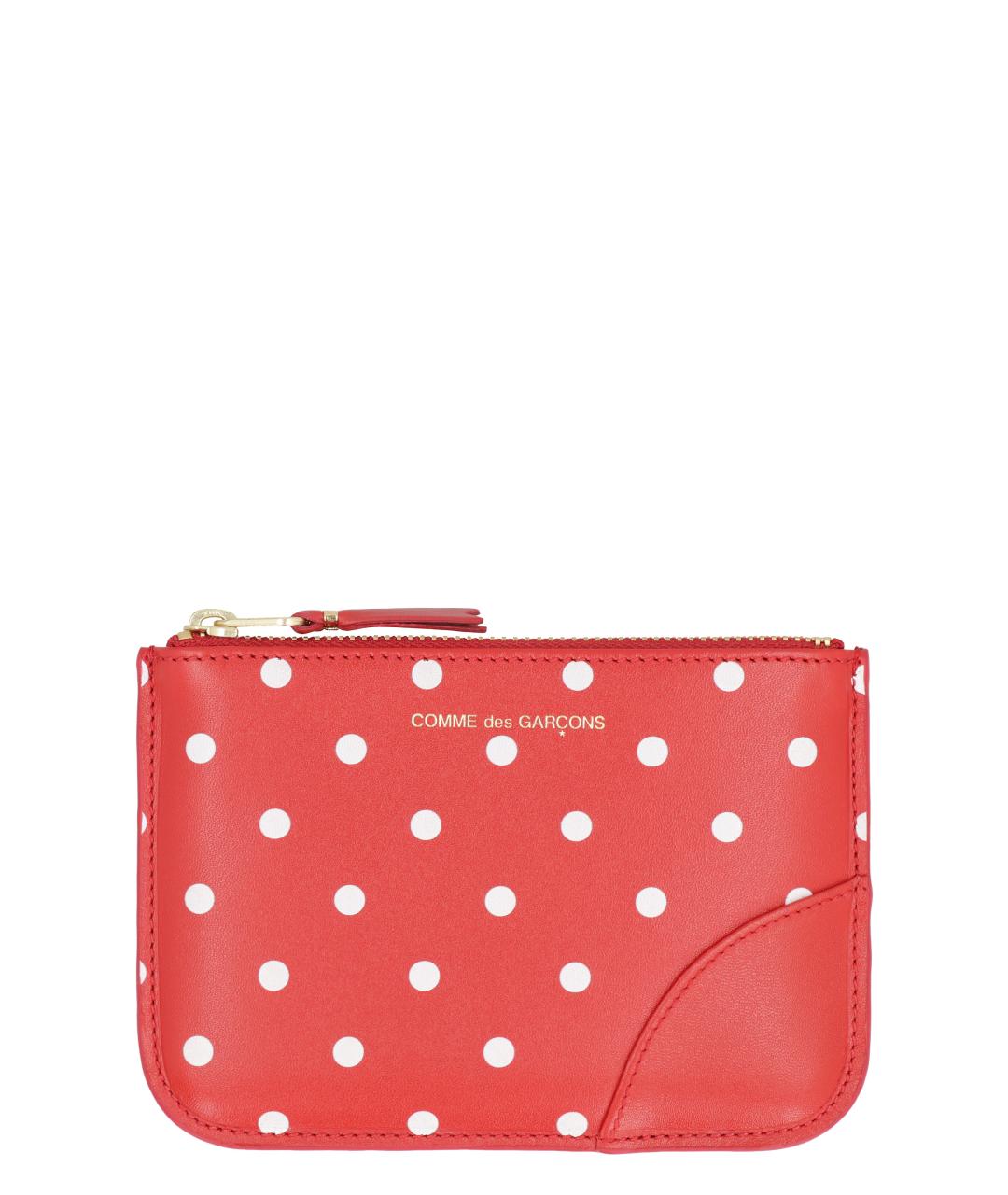 COMME DES GARÇONS WALLET Красный кожаный кошелек, фото 1