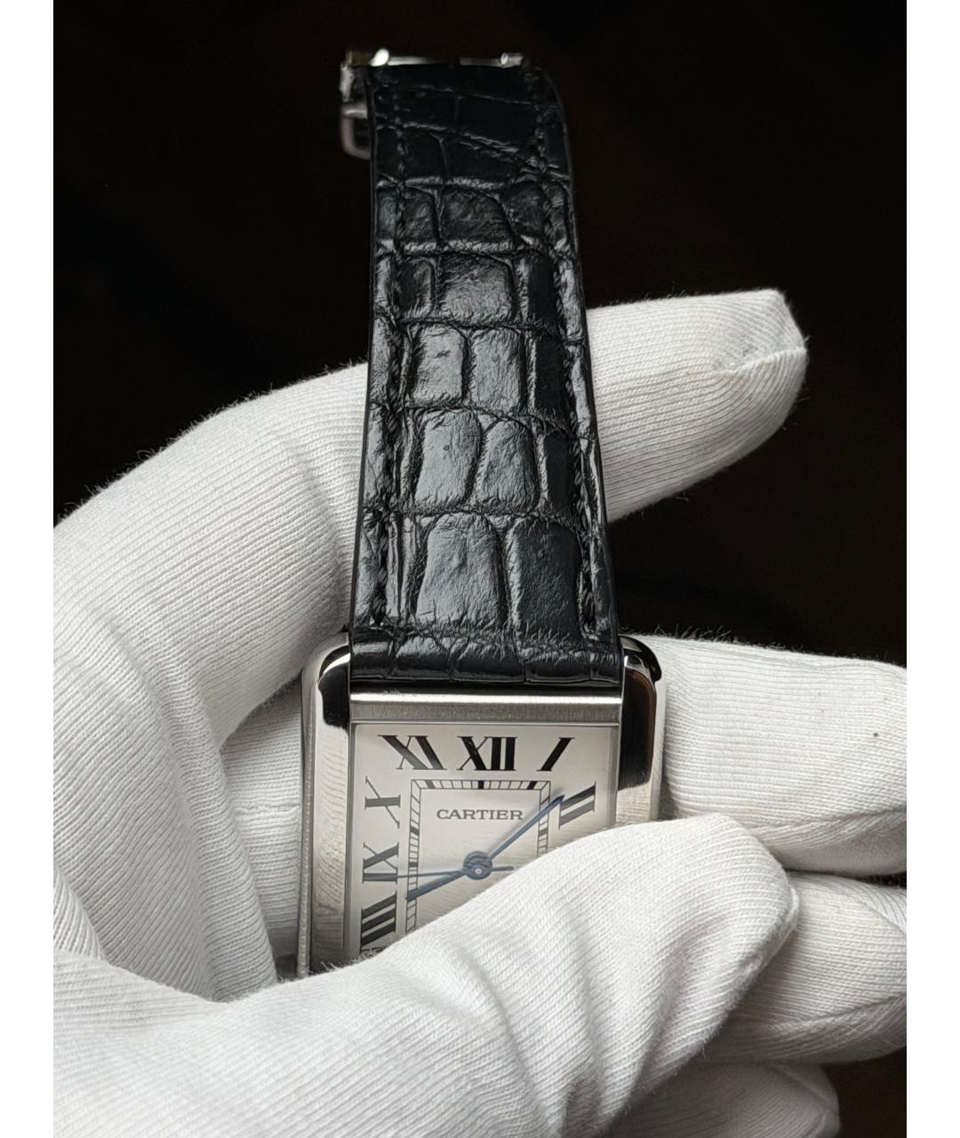 CARTIER Белые часы, фото 6
