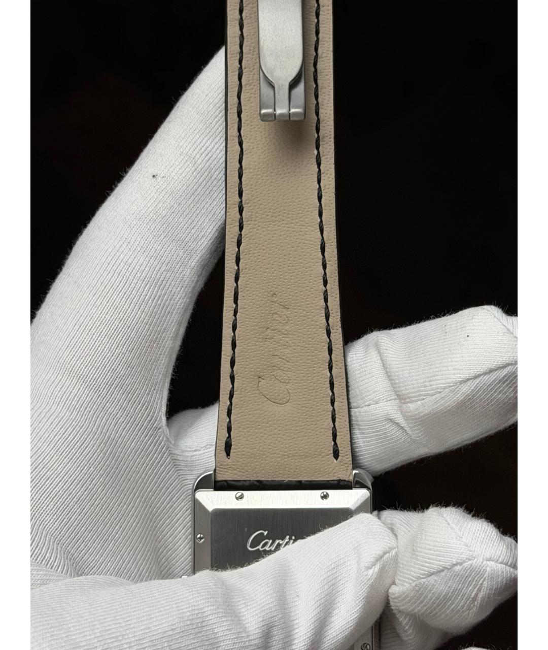 CARTIER Белые часы, фото 9