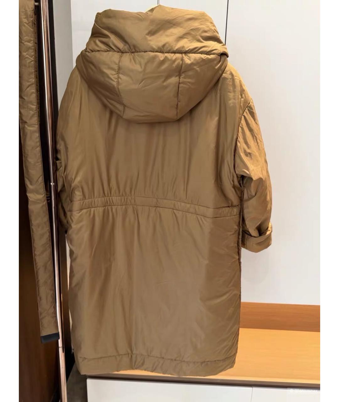 MAX MARA Коричневая полиамидовая парка, фото 8