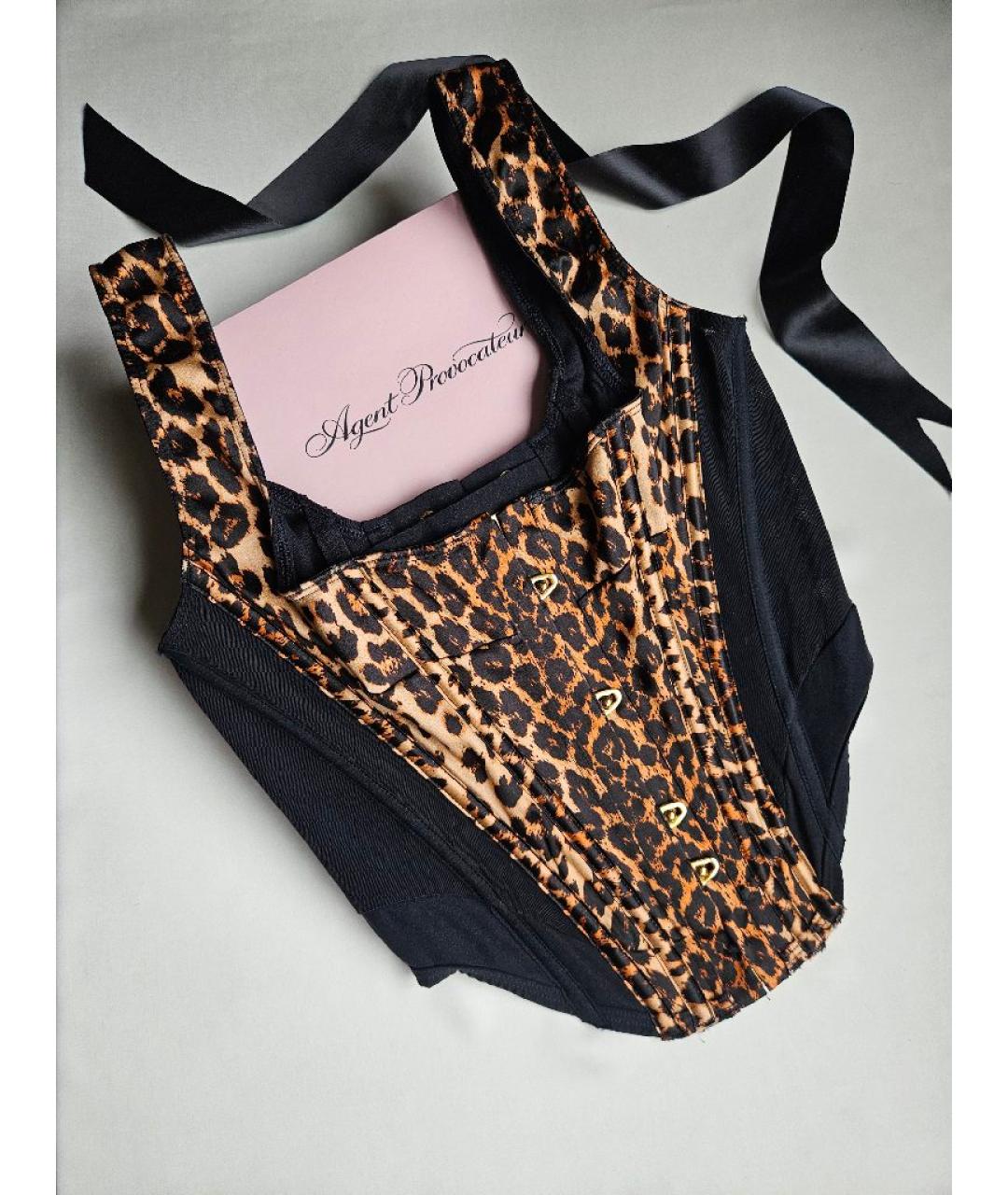 AGENT PROVOCATEUR Мульти шелковый корсет, фото 3