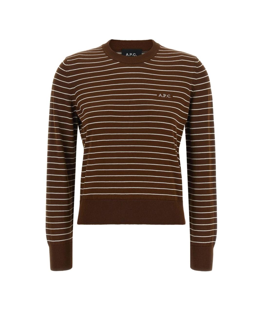 A.P.C. Бежевый хлопковый джемпер / свитер, фото 1