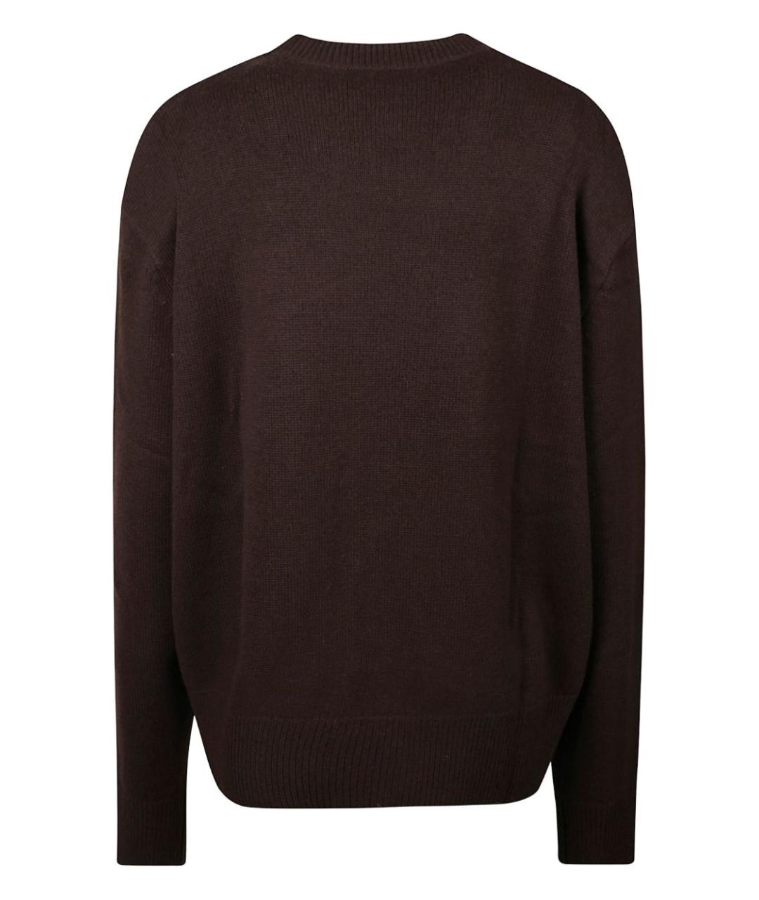THE FRANKIE SHOP Коричневый шерстяной джемпер / свитер, фото 3