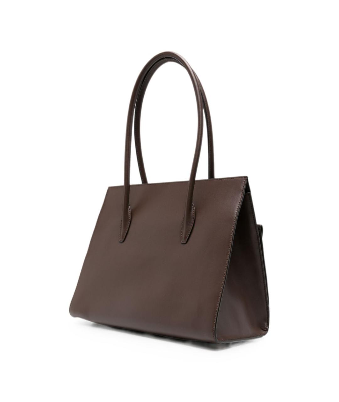 FURLA Коричневая кожаная сумка через плечо, фото 4