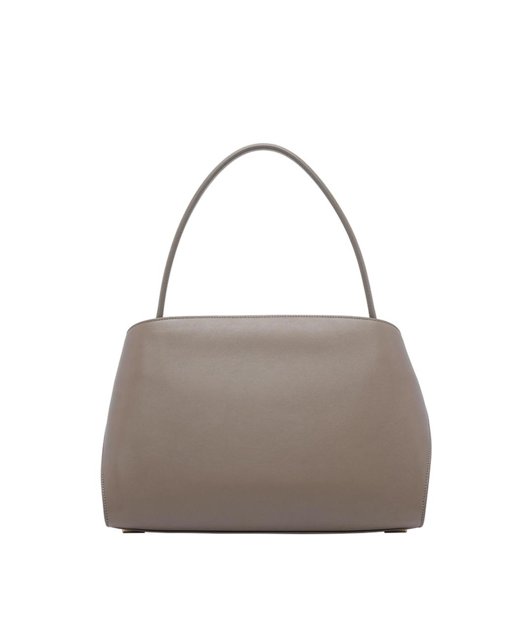 FERRAGAMO Бежевая кожаная сумка тоут, фото 3