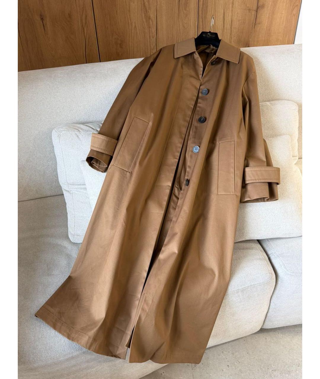 MAX MARA Бежевый тренч/плащ, фото 3