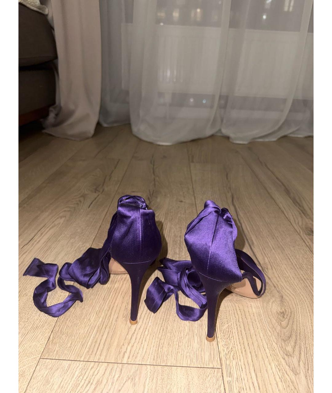 GIANVITO ROSSI Фиолетовые босоножки, фото 4