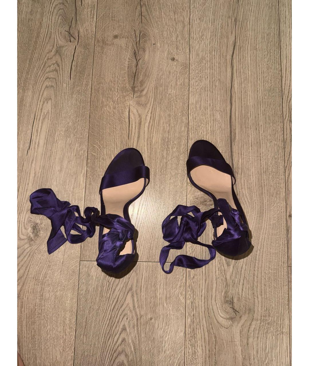 GIANVITO ROSSI Фиолетовые босоножки, фото 3