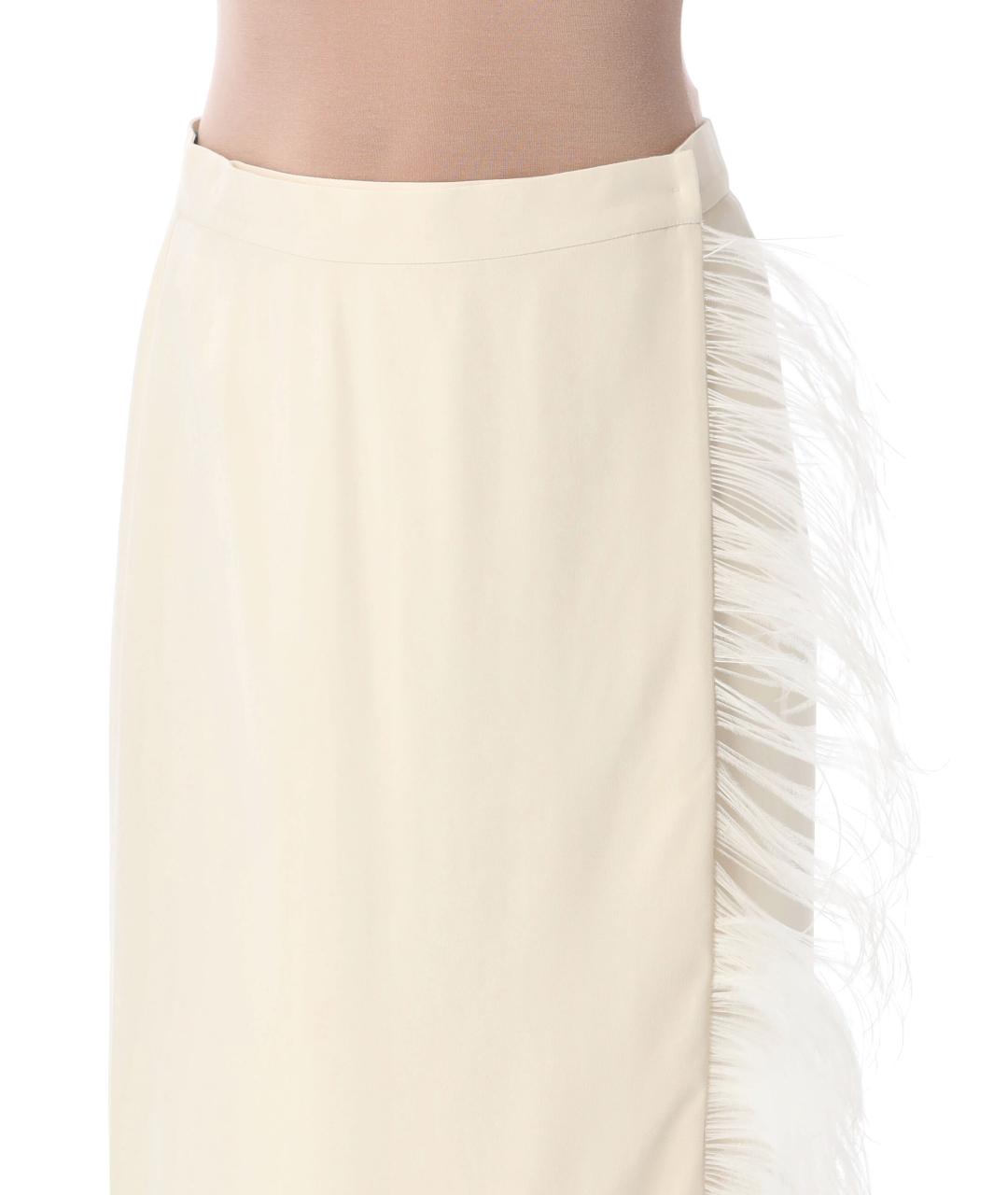 ALBERTA FERRETTI Бежевая юбка миди, фото 3