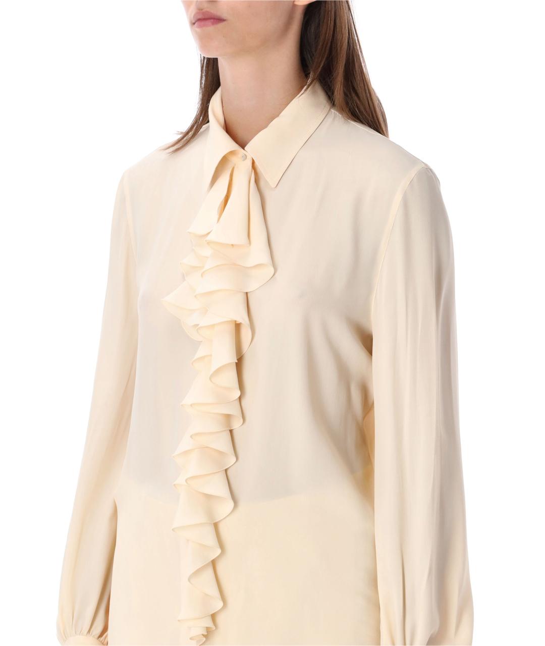 ALBERTA FERRETTI Белая ацетатная рубашка, фото 4
