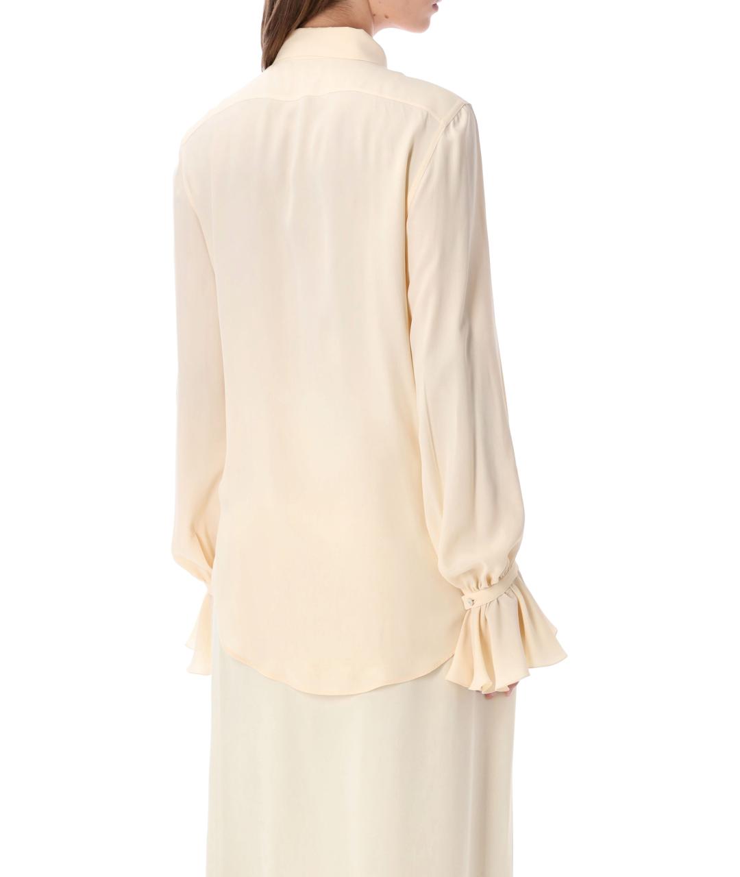 ALBERTA FERRETTI Белая ацетатная рубашка, фото 3