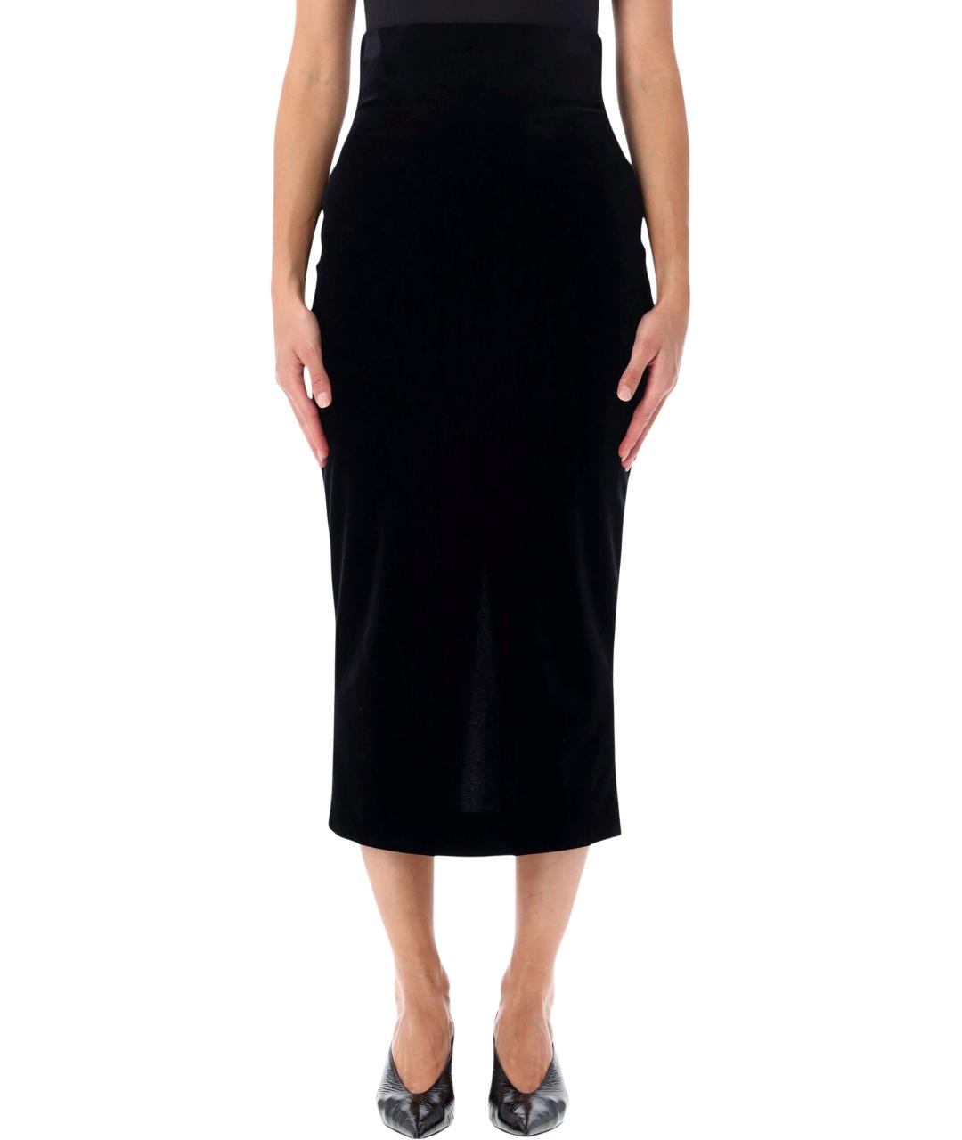 ALBERTA FERRETTI Черная юбка миди, фото 1