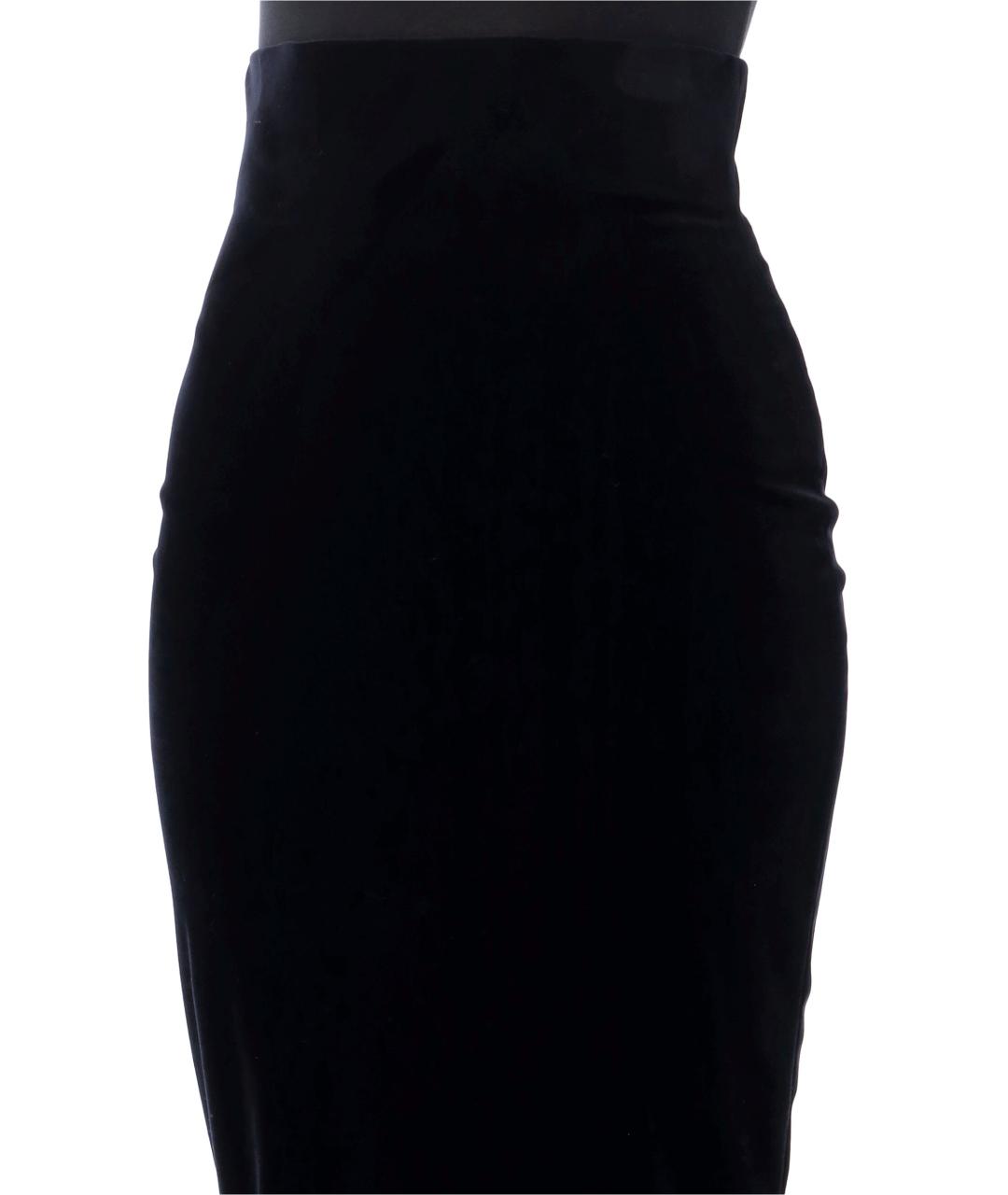 ALBERTA FERRETTI Черная юбка миди, фото 3
