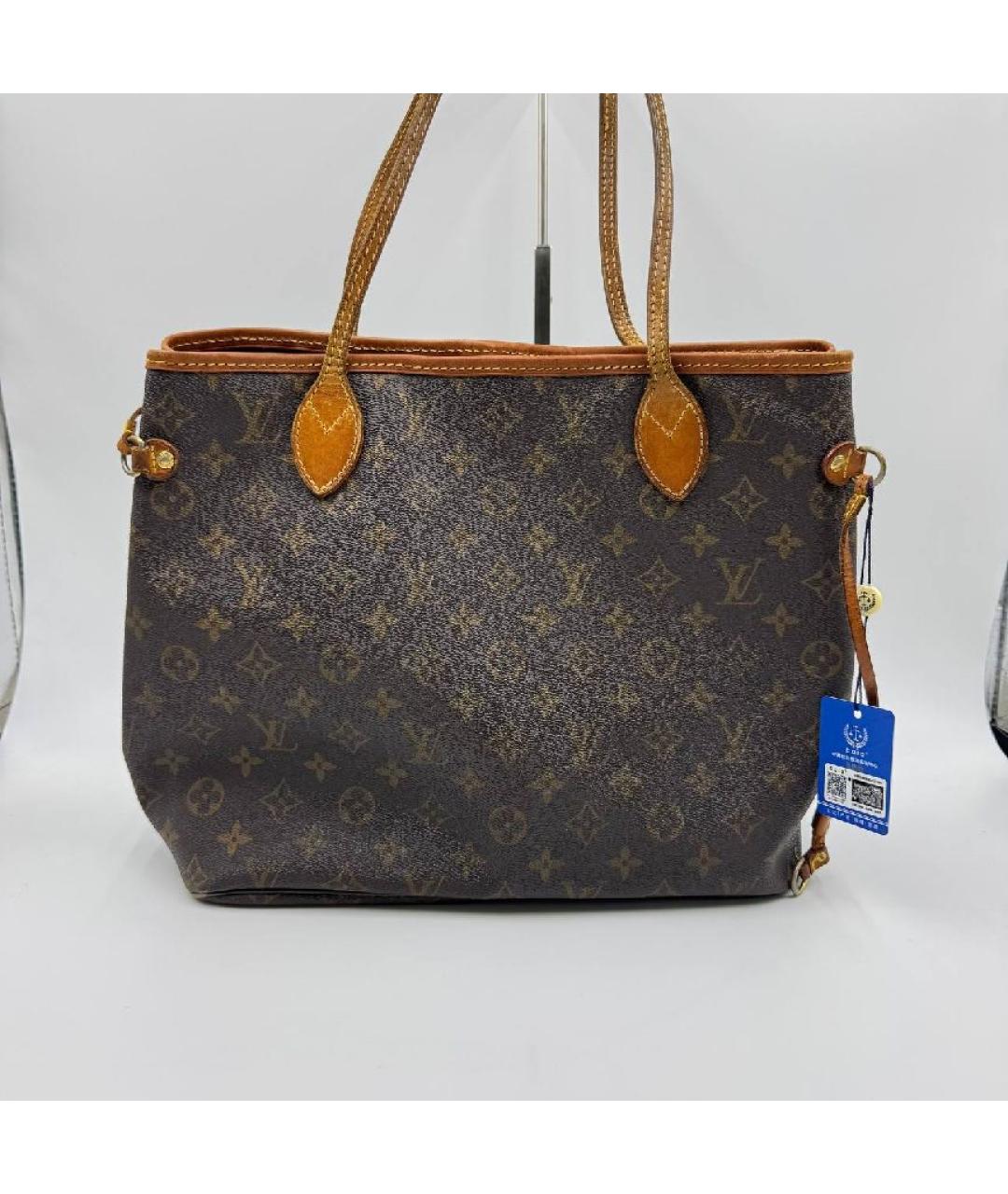 LOUIS VUITTON Коричневая сумка тоут из канвы, фото 10